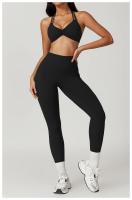 Sujetador de Yoga con cuello fruncido, ropa interior de alto impacto, Bralette acolchado de secado rápido para correr, Fitness y gimnasio - details 4