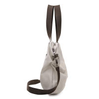 Bolso de mano informal europeo y americano para mujer, bandolera de hombro portátil de lona Simple, bolso cruzado de gran capacidad - details 16