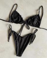 2020 traje de baño para mujer, bikini con tirantes, traje de baño liso de doble cara, bikini sexy, fiesta en la piscina, esencial, nuevo - details 15