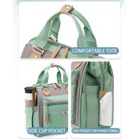 Bolsa de tela impermeable de nailon portátil de gran capacidad bolsa de almuerzo de hilo de bordado para mujer bolsa de hielo bolsa de picnic para salir - details 31