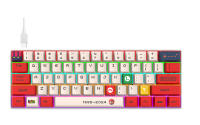 Teclado mecánico K98, eje azul, eje rojo, moldeo por inyección de dos colores con cable, periféricos de juego de teclas de sublimación térmica - details 44