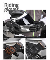 YOUHOO Guantes de Moto Transpirables de Cuero, Guantes de Cricket de Dedo Segmentado con Cierre de Tirón Hechos en China, Cuidado del Deportes con Lavado de Manos - details 1