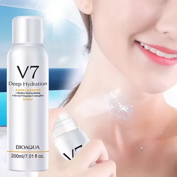 Spray de Aislamiento V7 Hidratante Concesor Blanqueador Impermeable Contiene 7 Complejos de Vitaminas para Cuidado de la Piel Herramientas de Cuidado de la Piel Facial - 1