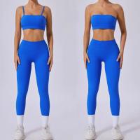 Conjunto Gym 2024, Entrenamiento Deportivo Mujer Yoga Vestido Azul, Café, Azul Marino, Negro, Nuevo - details 6