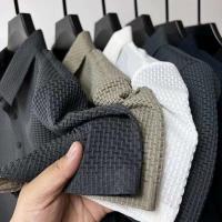 Nueva camisa Polo de color liso, combinada con un tejido vaquero informal de manga corta, cómodo y transpirable, adecuado para el verano - details 2
