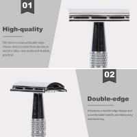 Maquinillas De Afeitar para Hombres, Maquinilla de Afeitar de Aleación de Zinc, Cuchillas de Seguridad, Manual De La - details 3