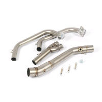 For Yamaha YZF-R25 R3 MT03 Motorcycle Full Exhaust System Escape Modified Front Middle Link Pipe Front Pipe Slip On MT-03 Header - details 11