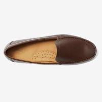 La suela de goma cómoda de alta gama acepta zapatos de cuero informales con logotipo para mujer - details 4