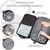 Mochila de Viaje para Hombres 60L Airback Vacuum Compression Multifuncional Impermeable Anti Robo - details 32