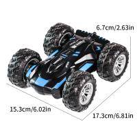 Coche teledirigido de doble cara con luces para niños, juguete con espray de 2,4G, carga directa, compatible con carga externa - details 9