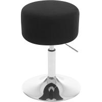 Taburete Pequeño Giratorio de Altura Ajustable 54-69 cm, Taburete Bar Bajo PU para Tocador, Dormitorio - details 2