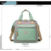 Bolsa de tela impermeable de nailon portátil de gran capacidad bolsa de almuerzo de hilo de bordado para mujer bolsa de hielo bolsa de picnic para salir - details 13