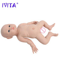 Muñeca de Silicona IVITA 100% Cuerpo Completo 47cm, 3298g Juguete Suave para Niños - details 9
