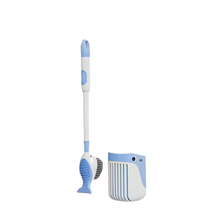 Squirting ballena más succión líquida cepillo de baño asiento inferior de silicona kit de limpieza baño - 1