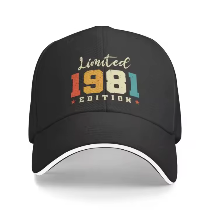 Gorra de béisbol Punk Unisex, edición limitada de 1981, sombrero de papá ajustable para adultos, deportes para hombres y mujeres - 1