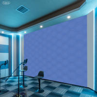 Paneles acústicos hexagonales autoadhesivos, espuma acústica de 12 piezas, aislamiento acústico, pared insonorizada de alta densidad para decoración de pared - details 0
