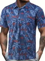 Camisetas de golf de manga corta con estampado 3D de Flamenco para hombre y mujer, polo callejero de moda, Hawaii Beach, camisetas nuevas - details 12