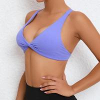 Ropa de yoga desnuda, sujetador de yoga para ejercicio de secado rápido ajustado para mujer, sujetador de fitness de belleza con espalda cruzada para correr al aire libre - details 24