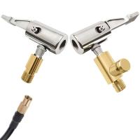 Adaptador de válvula de neumático de coche, Conector de bomba inflable, abrazadera de boquilla de neumático, conector inflable, compresor de inflado - details 1
