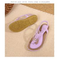 Sandalias de Mujer Bohemias Tejidas 2025 Suela Plana Tallas 36-44 Estilo Veraniego Casual para Playa y Ciudad - details 42