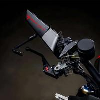 Para Yamaha MT-07 MT07 MT 07 motocicleta nuevo patrón de alta calidad CNC espejo retrovisor ala fija - details 1