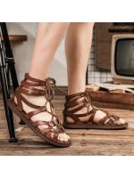 Zapatos de cuero de los hombres de estilo romano, zapatillas casuales, suaves y cómodas, sandalias de playa al aire libre, verano Nuevo - details 9