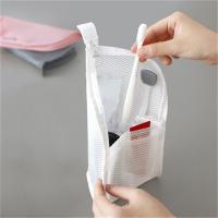 Estuche Portátil De Viaje Para Brochas De Maquillaje Y Cepillo De Dientes Organizador De Bolsa De Almacenamiento De Cosméticos Material EVA Laminado Mesh Estilo Minimalista - details 2