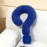 Almohada Cervical suave multiusos con signo de interrogación, almohada ergonómica de gran tamaño para siesta en la oficina, almohada para sofá respetuosa con la piel, regalo - details 4