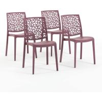 Muebles de Exterior de Polipropileno con Fibra de Vidrio Ideal para Interior, Cocina, Jardín, Sillas de Restaurante y Contract - details 3