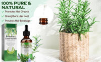 Organic Rosemary Essential Oil, 100% Pure Natural, for Hair, Skin