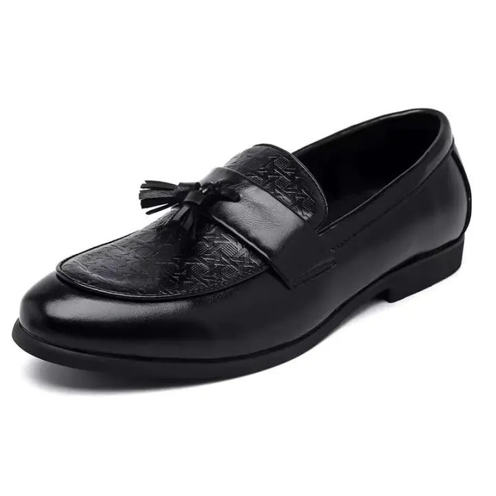 Zapatos Oxford de cuero de diseñador de alta calidad para hombre, nuevos zapatos de vestir de alta calidad, fáciles de usar, de talla grande - 1