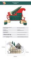 Calendario Adviento 2024, creativo de madera con 24 cuentas atrás, adornos artesanales de decoración navideña de madera - details 4