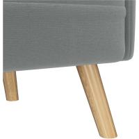 Sofá de Tela Morno Diseño de 2 Plazas Tamaño 116.5X73.5 cm Cojines Lumberos Incluidos Max 158 KG - details 16