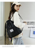 Bolso de mujer nueva moda mochila de cubo de agua Simple ligero con cordón de tela Oxford mochila de viaje bolso de escuela para estudiantes - details 1