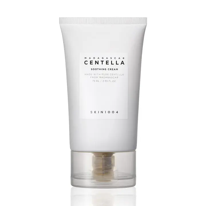 SKIN1004 Crema calmante de centella de Madagascar 2.53 fl.oz, 75 ml, complejo de ceramida cuádruple fortalece la barrera y suaviza la piel - 1