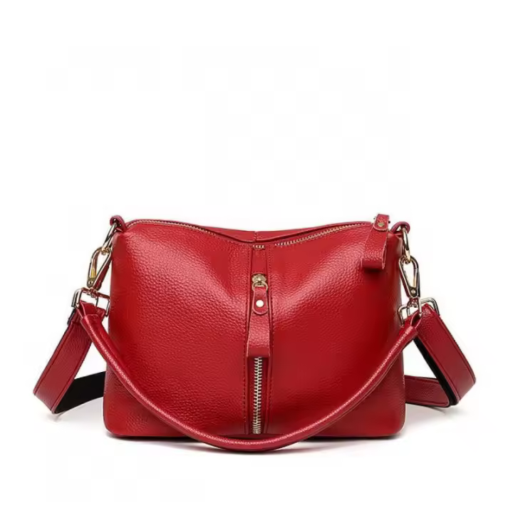 Bolso de Cuero de Vaca Natural de Alta Calidad Bolso Cruzado y de Hombro para Mujeres - 1