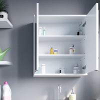 Armario con espejo para baño Roy, blanco, 60 x 68 cm - details 4