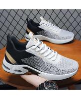 Primavera para hombre Nuevo para cojín Deportes Transpirable con cordones Zapatos para correr casuales con forro de malla - details 11