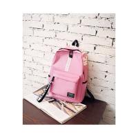 Mochila de nailon de estilo Preppy para estudiantes, bolso escolar informal de Color sólido, grande, de viaje para adolescentes - details 10