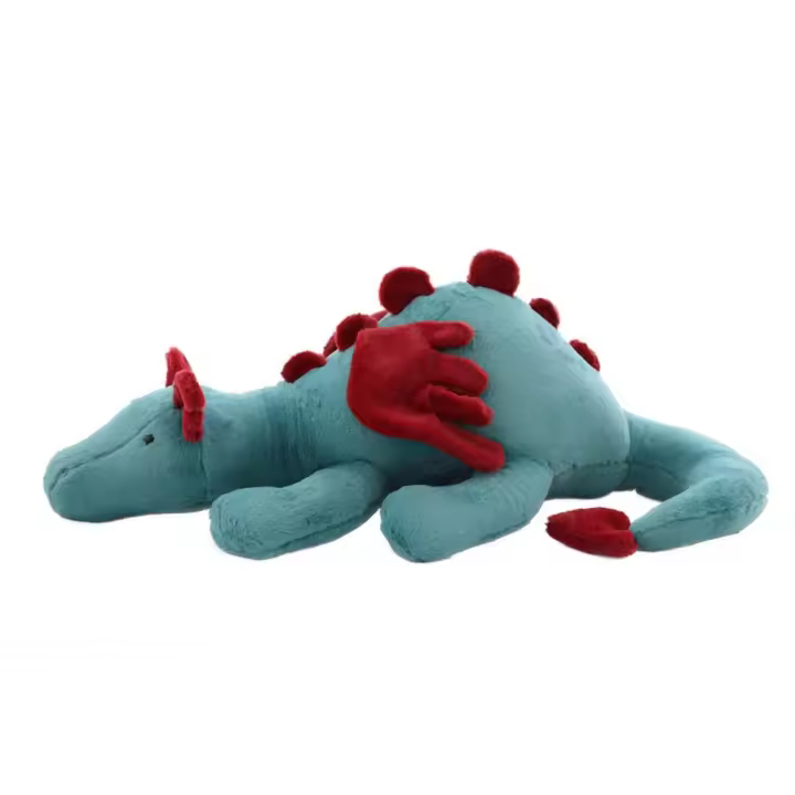Muñecos de Peluche Dragones Malvinos Verdes Juguetes de Pterodactyl Dinos con Alas Voladeras Regalo de Navidad para Niños - 1