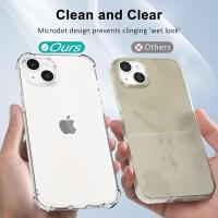 Funda de silicona transparente a prueba de golpes para iPhone 16 15 14 13 12 11 Pro Xs Max Mini XR X 7 8 6s Plus 6 SE 2020 2022 2016 5 5S contraportada - details 4