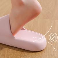 Zapatillas de baño unisex Toboganes con almohadilla de nube, sandalias planas de verano, zapatos de plataforma gruesos, chanclas antideslizantes para interiores - details 6