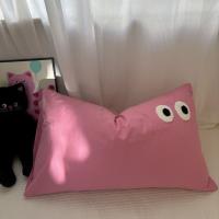 Funda de almohada suave y cómoda, funda de almohada transpirable lavable a máquina con dibujos animados, funda de cojín Rectangular de poliéster para viaje, 2 uds. - details 12