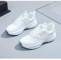 Zapatillas de deporte para mujer Suela gruesa Zapatillas de correr ligeras Flyknit transpirables de moda - details 18