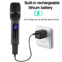 Sistema Portátil Inalámbrico UHF, receptor Bluetooth, reverberación profesional para el hogar, bajos altos y bajos - details 4