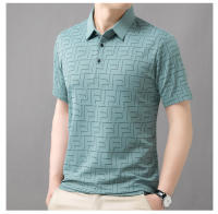 Polo de Moda de Verano para Hombres Alta Gama, Estampado, Manga Corta, Transpirable, Doble Apertura - details 10