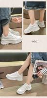 2024 primavera nuevo M05 zapatos de tenis de encaje Casual para hombres blanco de corte bajo deportes y ocio invierno fondo grueso - details 16