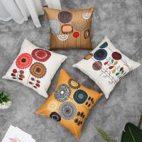 Juego de 4 Fundas decorativas para Sofá, Cojines florales de Lino , para Sofá, Cama, Coche, Hogar, 45x45cm - details 5