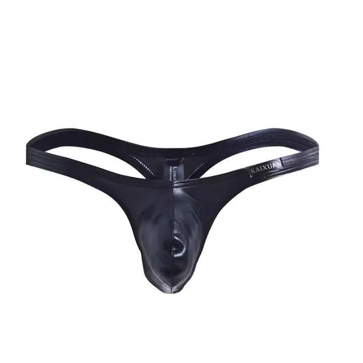 "Braguita Tanga para Hombre 2025 - Cuero Sintético con Diseño U convexo, Ajuste Ergonómico y Efecto Lifting |   Tangas masculinas sexys - 1