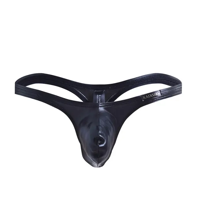 "Braguita Tanga para Hombre 2025 - Cuero Sintético con Diseño U convexo, Ajuste Ergonómico y Efecto Lifting |   Tangas masculinas sexys - 1